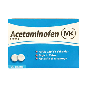 Acetaminofen Mk 500 Mg X 20