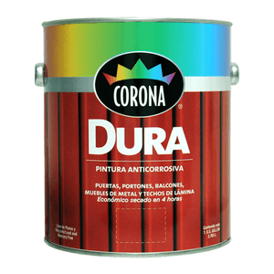 Pintura Corona Dura Anticorrosivo Gris 1Gl   01