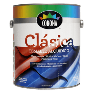 Pintura Pintura Corona Clasica Esmalte Negro 1/4 Gl