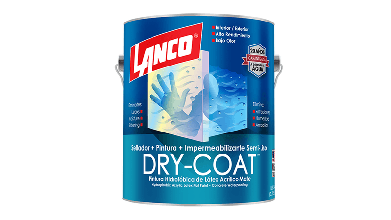 Pintura Impermeabilizante y Sellador: DRY COAT de Lanco