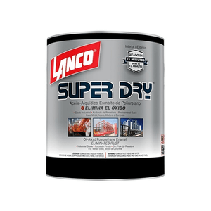 Pintura Lanco 5 Super Dry Blanco Mate 1/4