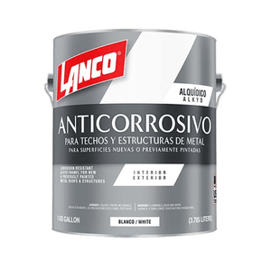 Pintura Lanco 4 Anticorrosivo Blanco Gln