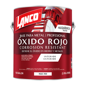 Pintura Lanco 4 Base Minio Rojo    Gln