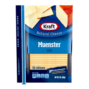 Queso Kraft Natural Muenster Rebanado