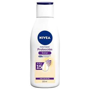 Crema Corporal Nivea Humectante Protección Solar 220 Ml