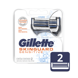 Cartuchos Para Afeitar Gillette Skinguard Sensitive 2 Piezas