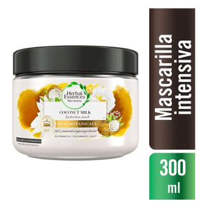 Mascarilla Intensiva Herbal Essences Bío Renew Coconut Milk 300 Ml