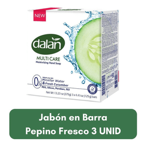 Jabon Dalan Micelar Pepino 3pack 125g