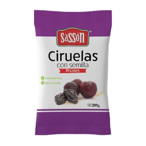 Ciruela Con Semilla Sasson Bolsa 200g