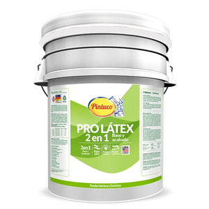 Pintuco 2 En 1 Pro Latex Crema 5Gl