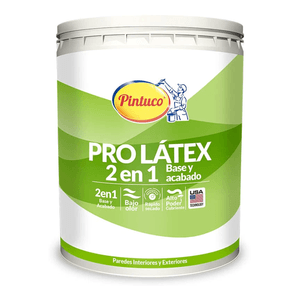 Pintura Pintuco 2 En 1 Pro Latex Celeste 2.5Gl