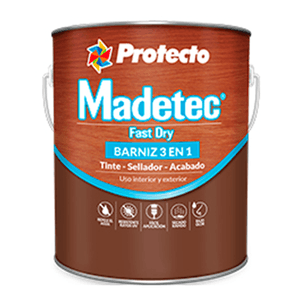 Pintura Protecto Mdwb 3 En 1 Roble Oscuro 1/4Gl