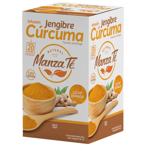 Manza Te Jengibre Curcuma 26g