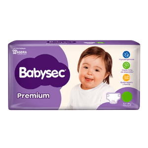 Pañal Babysec Premium L 40 Un