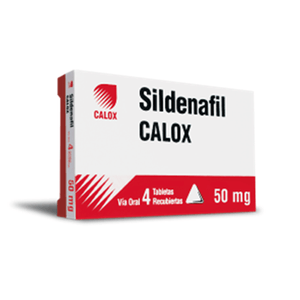 Calox/Sildenafil 50 Mg X 4 Tabletas
