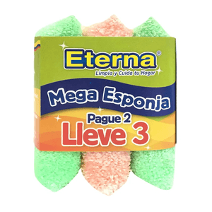 Mega Esponja Con Aroma 3 X 2
