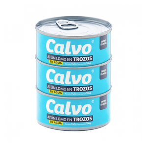 Tuna Calvo atún Trozos de Agua 142g