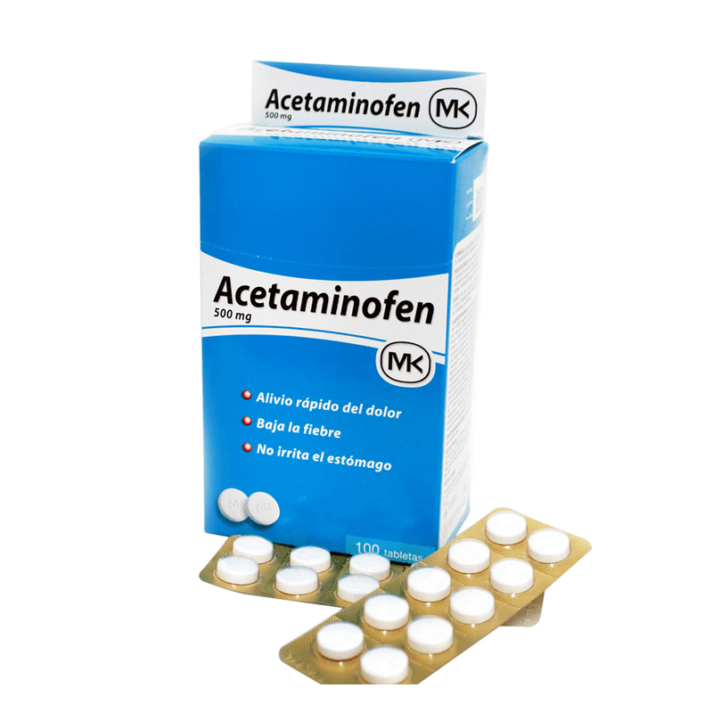 Acetaminofen-Mk-500mg-X-100tab