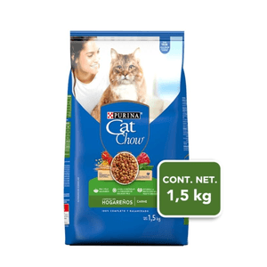 Purina Cat Chow Hogareño Carne 1.5 Kg