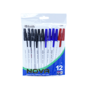 Boligrafo Colores Surtidos 12PC BAZIC