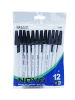 Boligrafo-Color-Negro-12PC-BAZIC-0764608017425