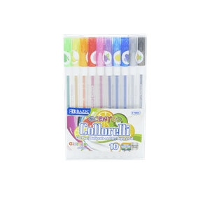 Boligrafo en Gel de colores 10PC BAZIC 17084