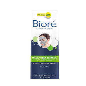 Biore Mascarilla Termica Con Carbon Natural