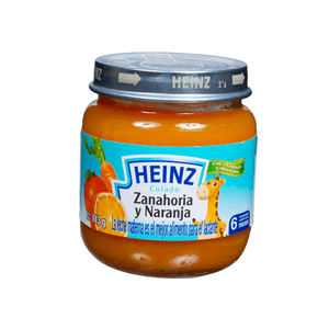 Heinz Colado Vidrio Zanahoria Naranja