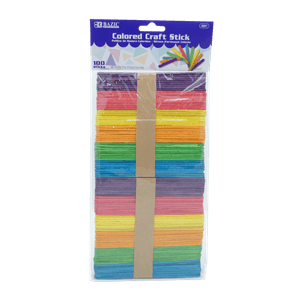 Palitos De Paleta 100Pc Bazic 6801