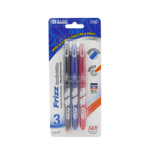 Boligrafo Gel Colores 3Pc Bazic 17065