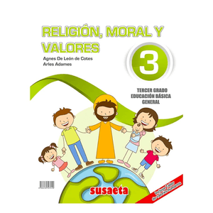 Libro de Texto Susaeta Religion y Moral Valores 3