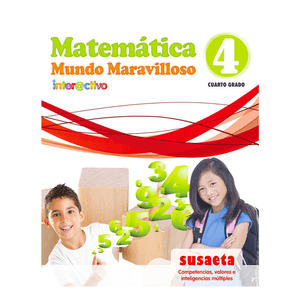 Libro de Texto Susaeta Matematica Mundo Maravilloso 4