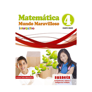 Libro de Texto Susaeta Matematica Interactiva 4