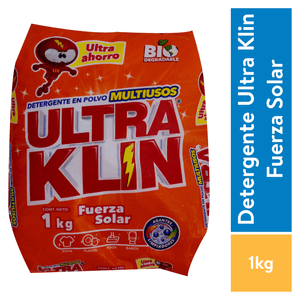 Detergente Fuerza Solar Ultraklin - 1000Gr