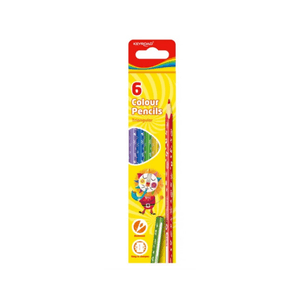Lapices de color  triangular  6 colores