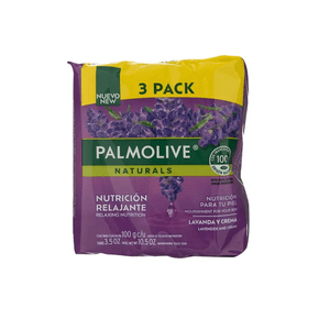 Jabón De Baño 3 Pack Palmolive Lavanda Y Crema