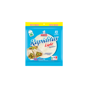 Tortillas Rapiditas Light M Bimbo 10und 250g