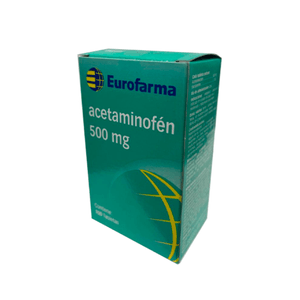 Acetaminofén Tableta 500 mg  Individual