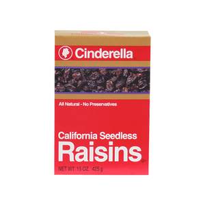 Pasas En Caja California Seedless Cinderella Natural 15 Oz