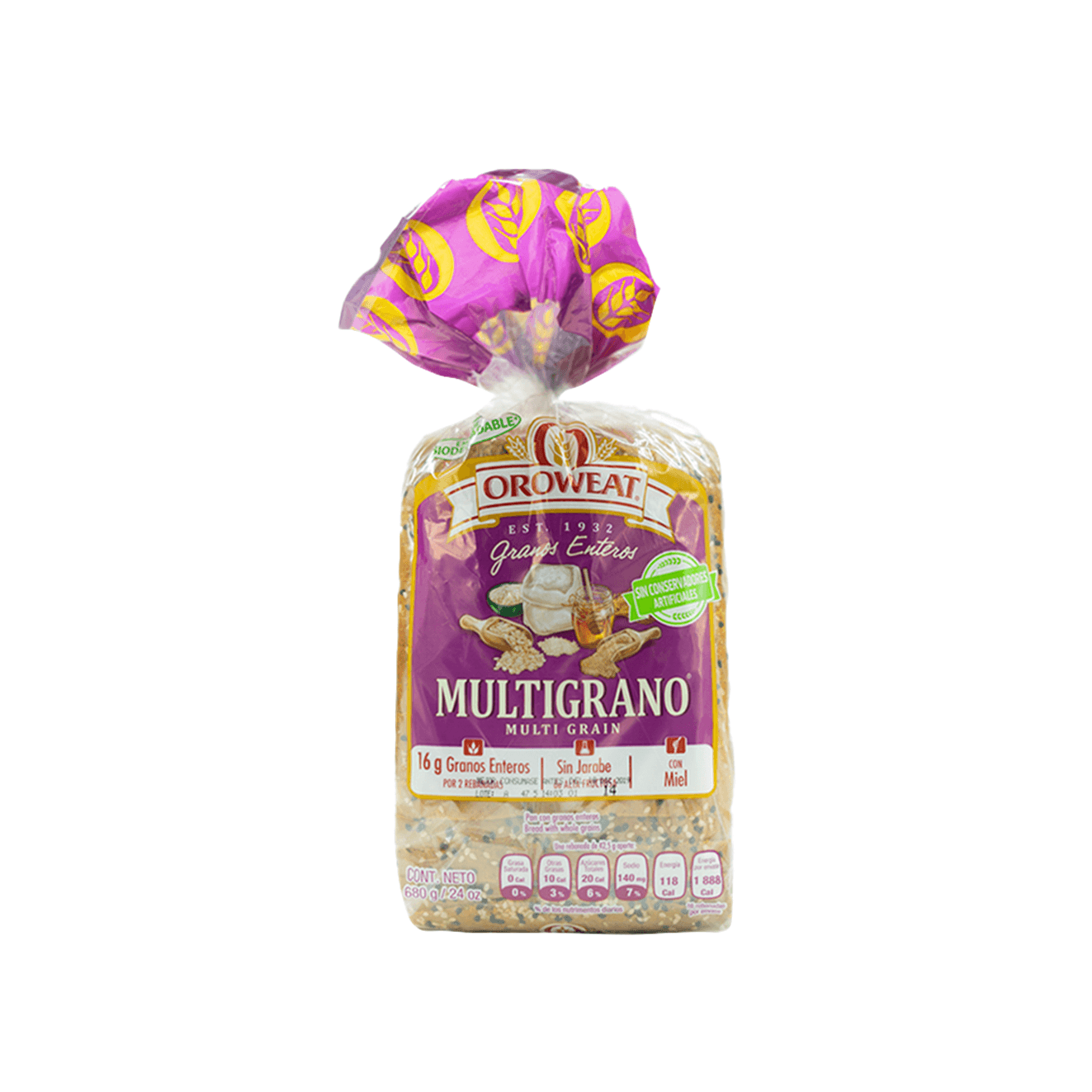Pan Oroweat Multigrano Bimbo 680 G