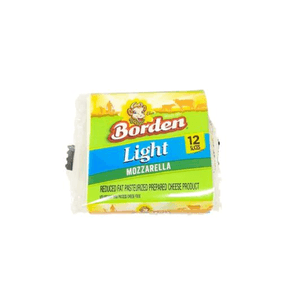 Queso Mozzarella light Borden 12 Rebanadas