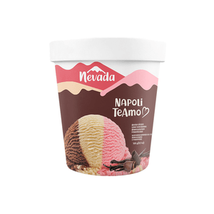 Helado Nevada Napolitano Pinta 250 G