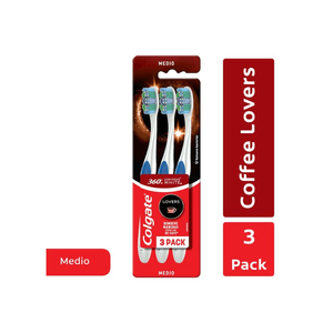 Cepillo Dental Colgate 360 Luminous White Lovers