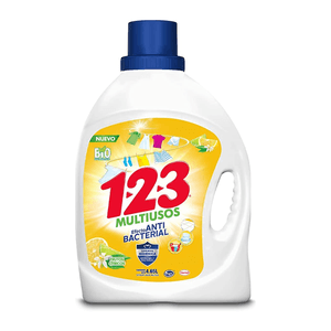 Detergente 123 Multiuso Antibacterial Liquido 4.65 L