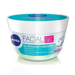 Gel Facial Hyaluron Refrescante Hidratante Nivea 100 Ml