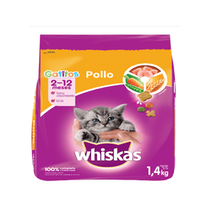 Alimento Para Gatitos Pollo Whiskas 1.4 Kg