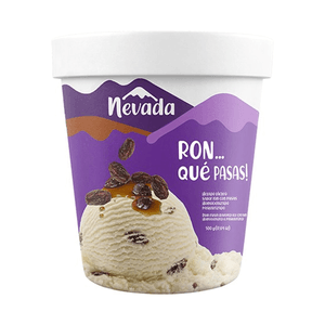 Helado Nevada Ron C Pasas 1/2 Gl