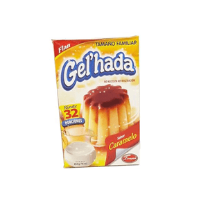 Flan Sabor A Caramelo Gel Hada 454 G