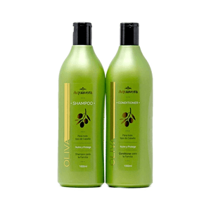 Shampoo Y Acondicionador Aquavera Oliva 1000 Ml