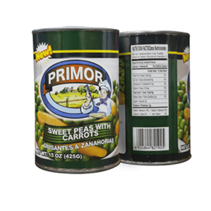 Guisantes Y Zanahoria Primor 15 Oz